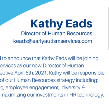 Kathy Eads - Director of HR Early Autism Services